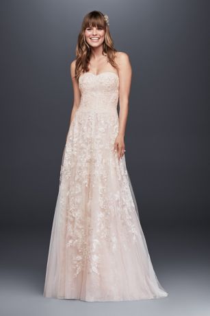 Melissa Sweet Lace A Line Wedding Dress David s Bridal