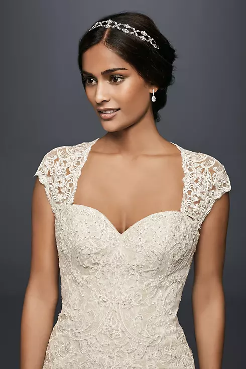 As-Is Lace Mermaid Wedding Dress with Beading Image 3