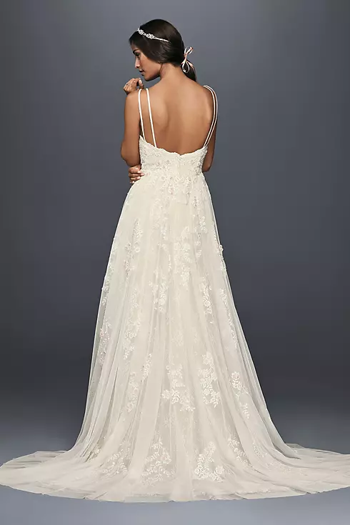 As-Is A-Line Wedding Dress with Double Straps Image 2