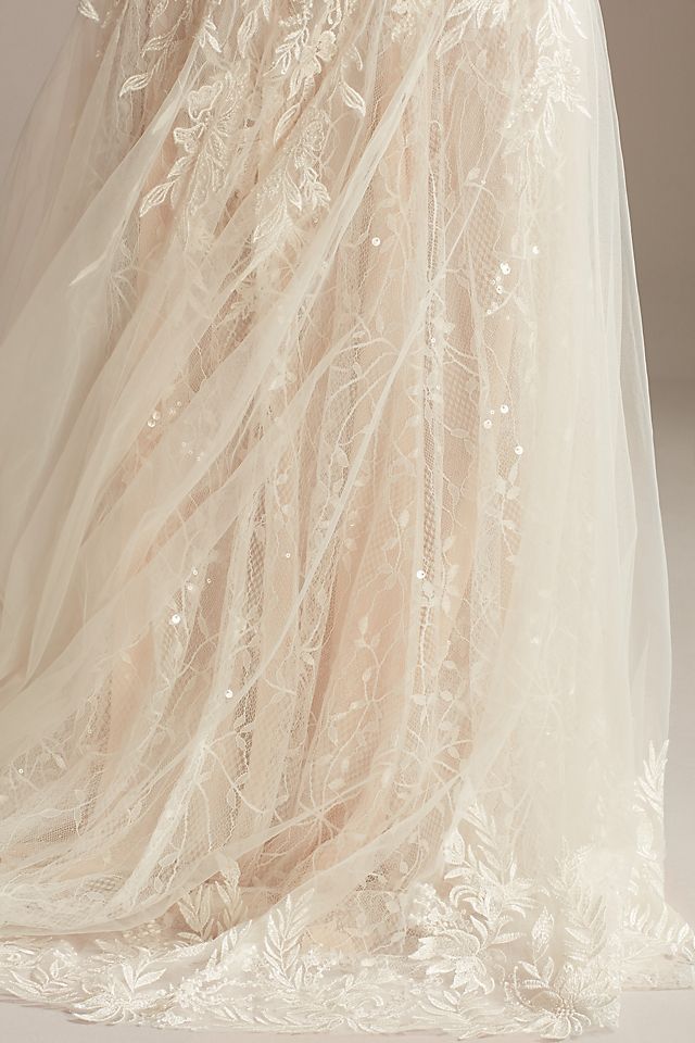 As Is Embellished Lace Corset Wedding Dress Image 4