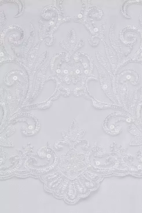 Corset Bodice Long Sleeve A-Line Wedding Dress Image 4