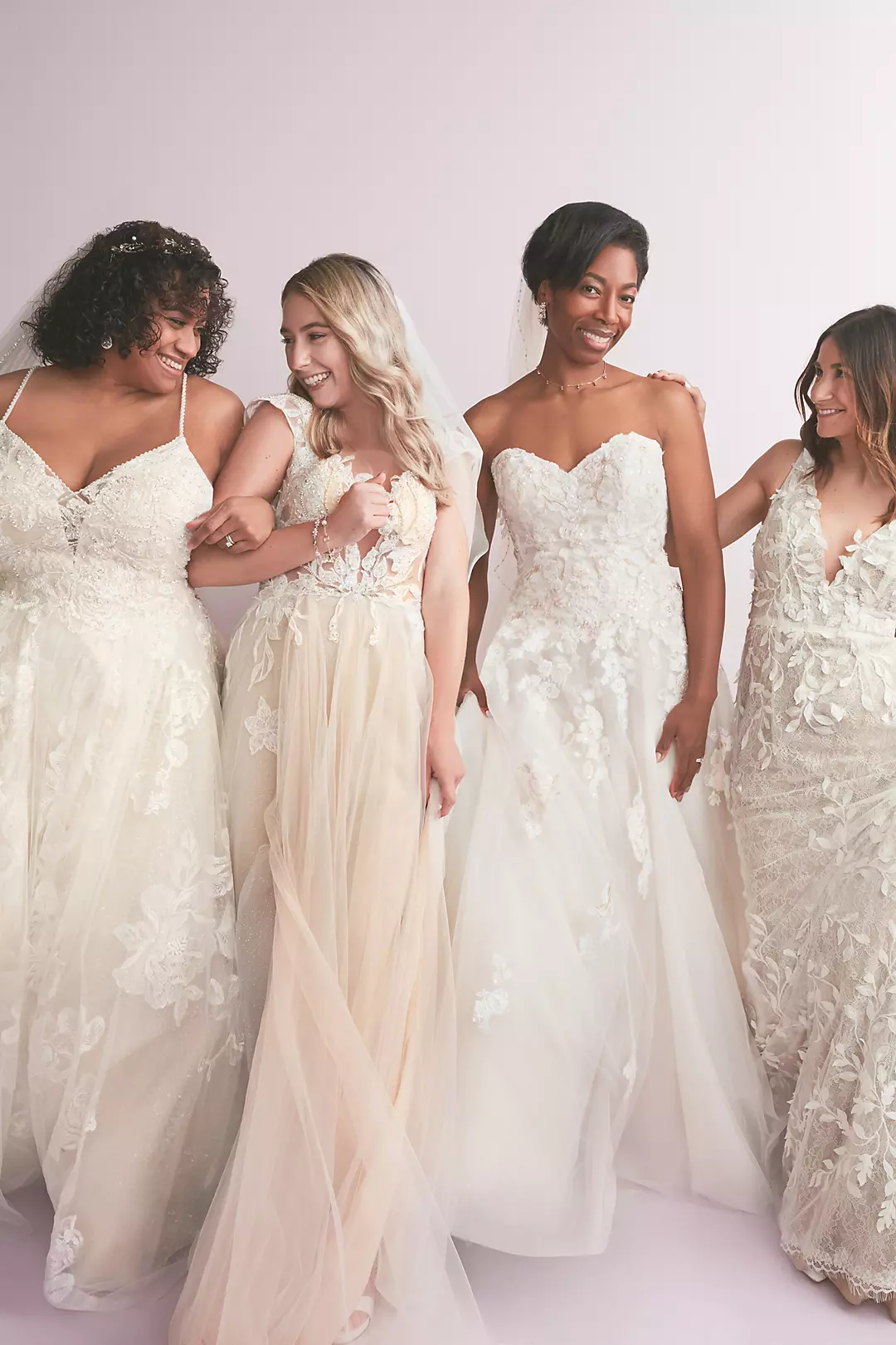 3D Leaves Applique Lace V-Neck Wedding Dress | David's Bridal 3D Leaves Applique Lace V-Neck Wedding Dress | David's Bridal