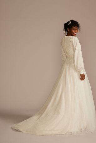 Modest Wedding with Sleeves