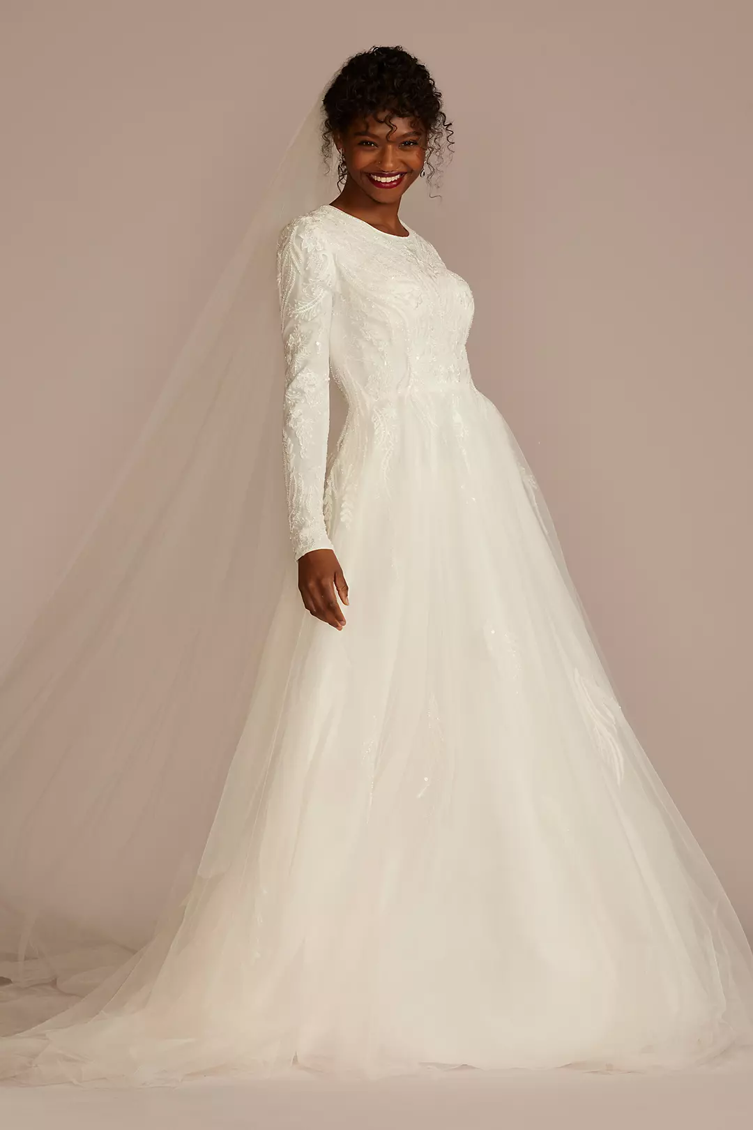 A-line Lace Wedding Dresses, Modest Wedding Dresses A-line Lace Wedding Dresses, Modest Wedding Dresses