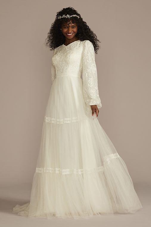 High Neck Wedding Dresses & Gowns | David'S Bridal