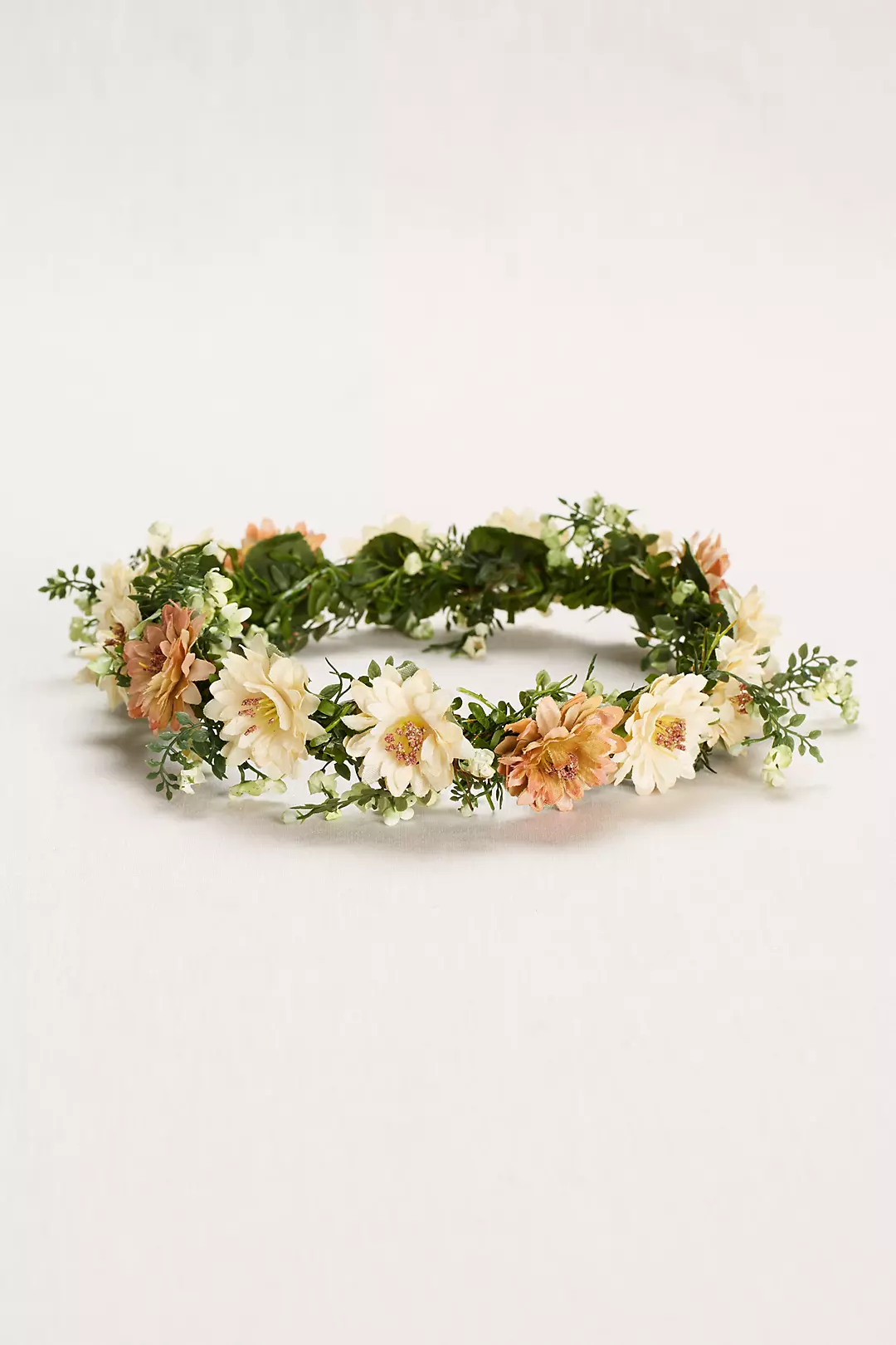 Flower Crown with Baby's Breath and Blooms Image 2