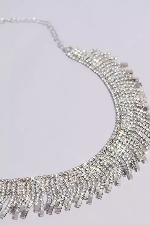 Fringed Crystal Collar Necklace Image 2