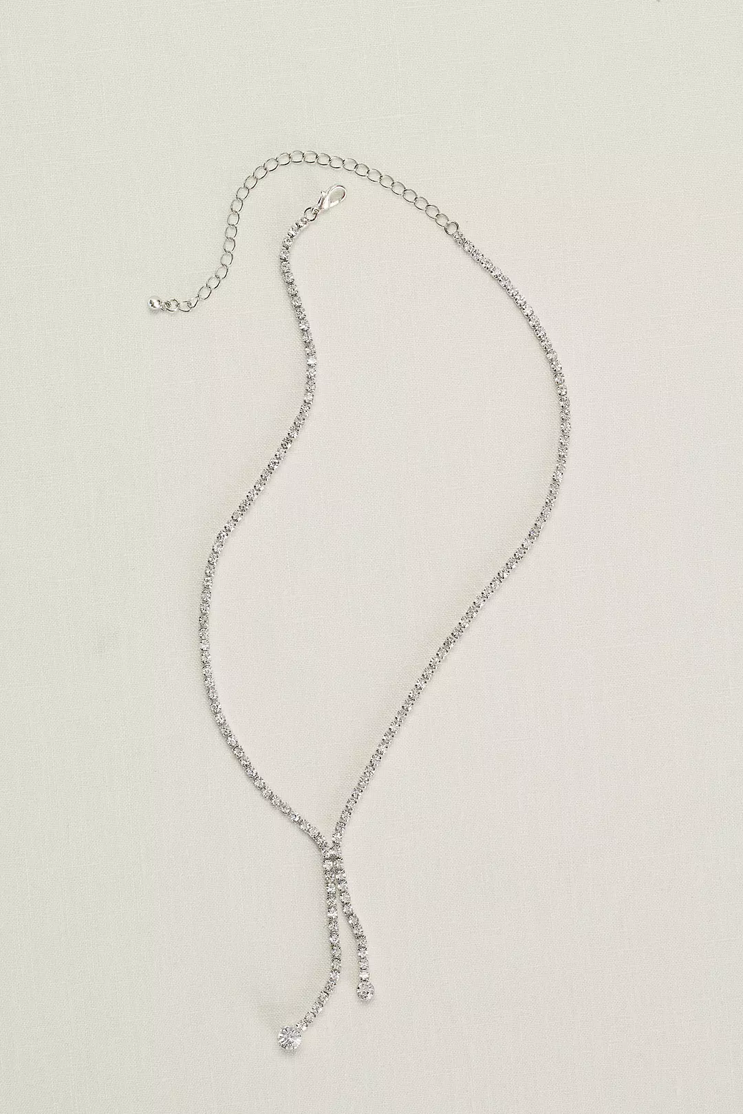 Crystal Lariat Necklace Image