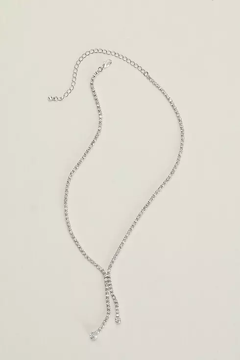 Crystal Lariat Necklace Image 1