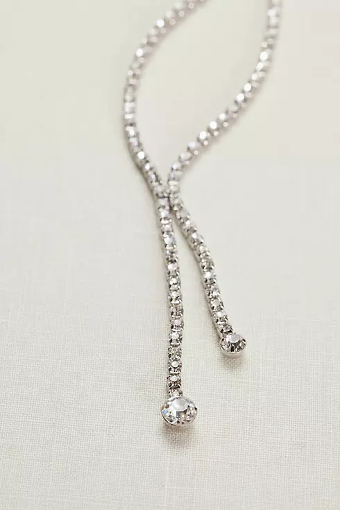Crystal Lariat Necklace Image 2