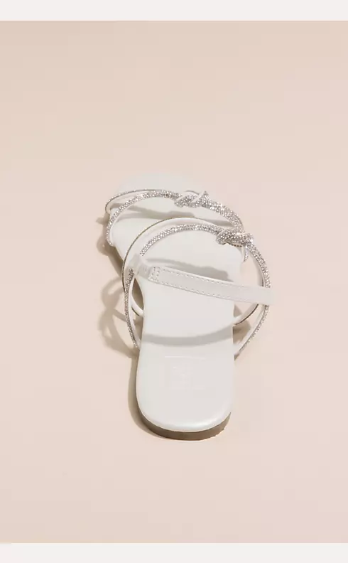 Crystal Knot Strap Sandals Image 2