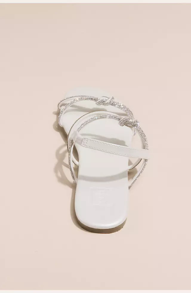 Crystal Knot Strap Sandals Image 2