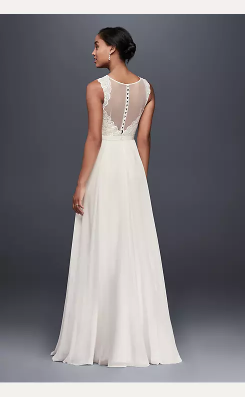 As-Is Scalloped Lace Mermaid  Wedding Dress Image 2