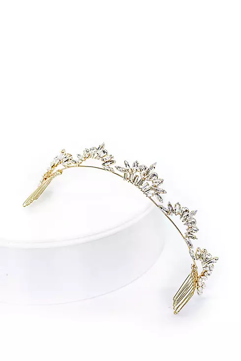 Marquise Crystal Arch Tiara Image 1