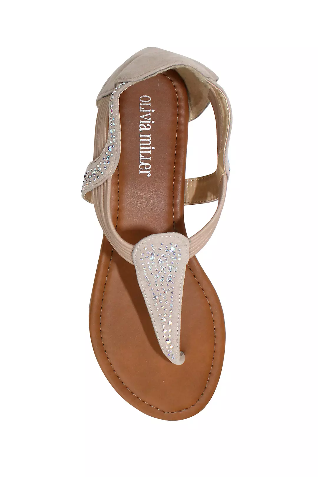 Crystal Embellished Slip On Sandal Image