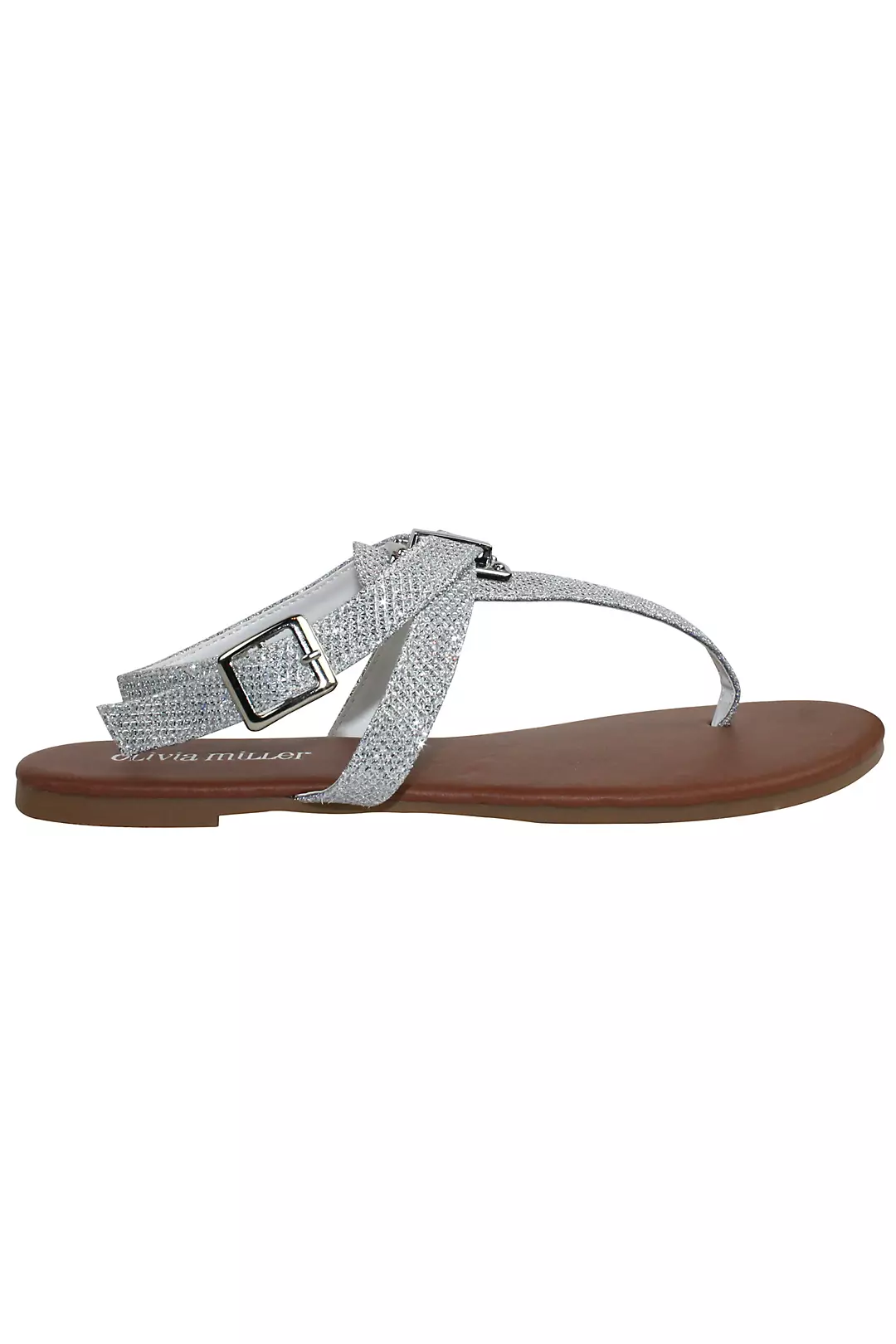 Glitter Sandal with Adjustable Buckle Image 3