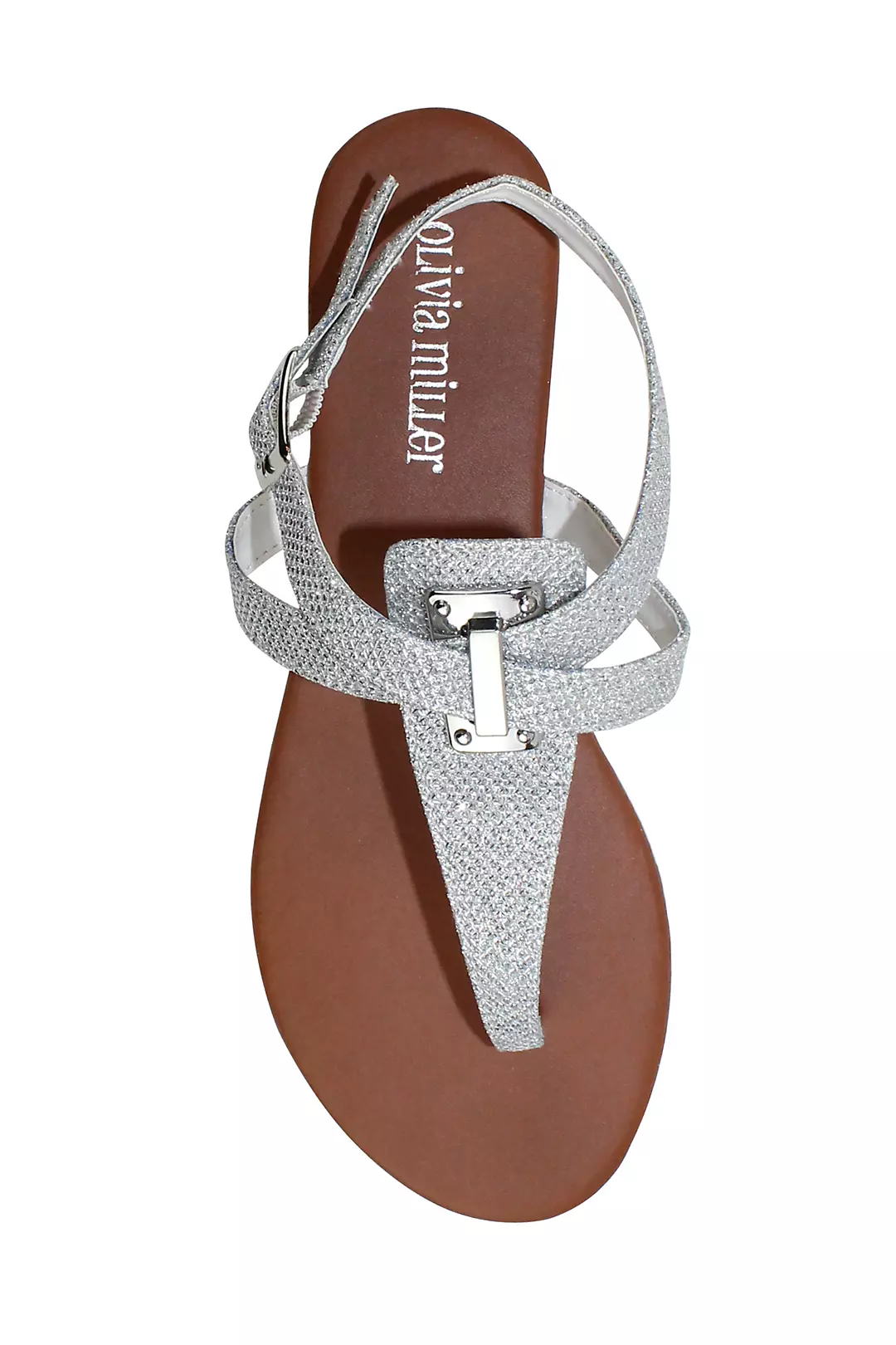 Glitter Sandal with Adjustable Buckle Image