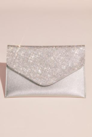 light grey clutch bag for wedding