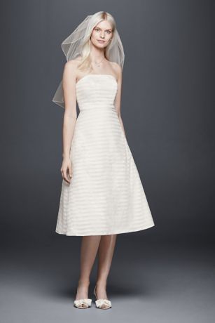 Striped wedding outlet dress