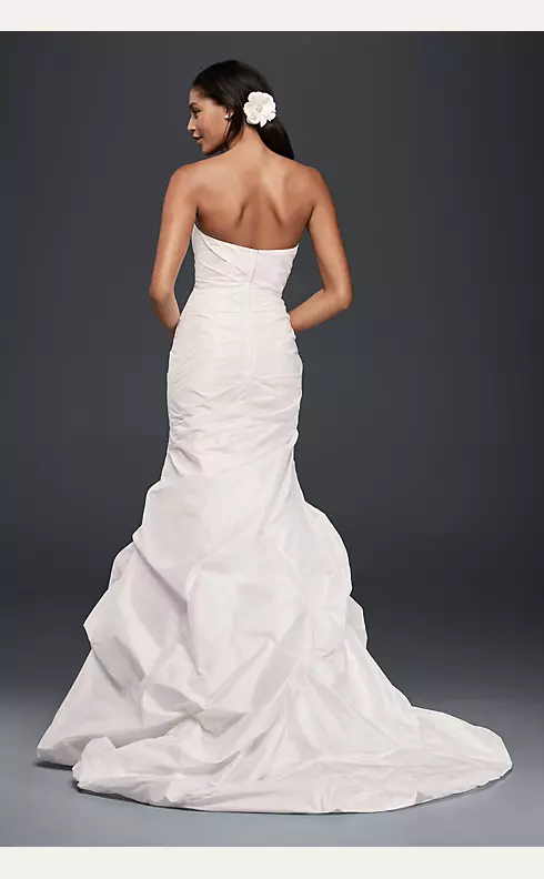Taffeta Mermaid Wedding Dress with Skirt Pickups Image 2