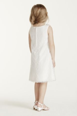 lace overlay white lace tank dress