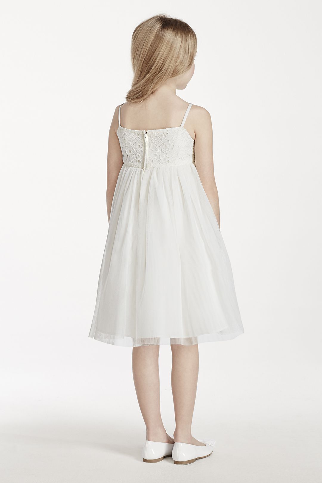 As-Is Short Gown with Lace and Tulle Skirt Image 2