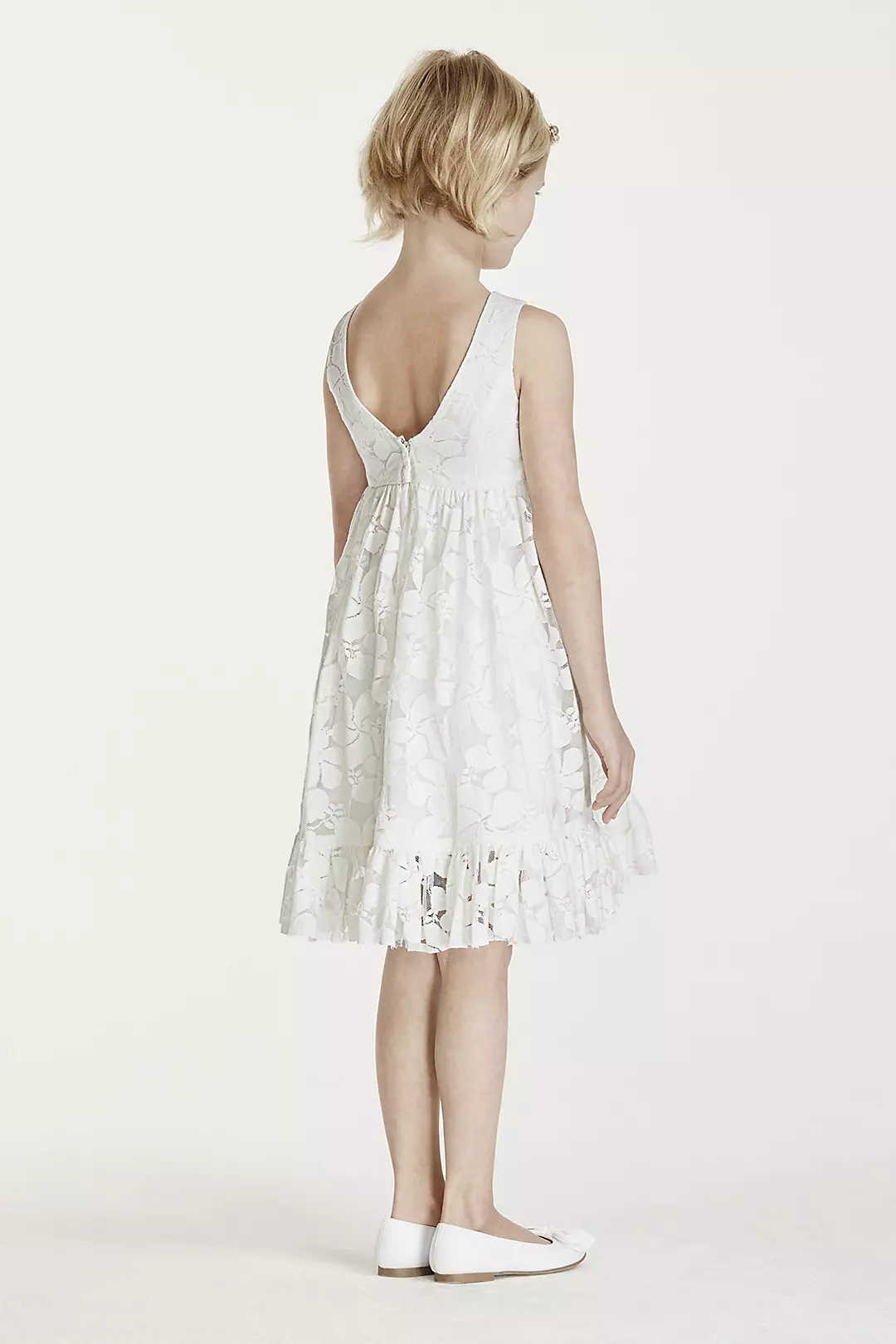 As-Is All Over Floral Lace Tank Dress Image 2