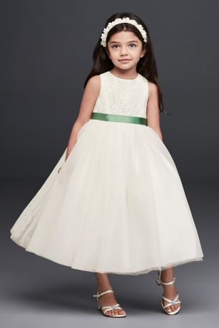 rustic flower girl dress