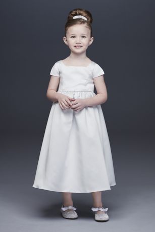 quartz flower girl dress