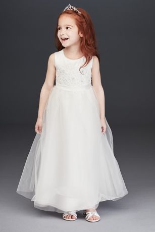 david's bridal flower girl dresses clearance
