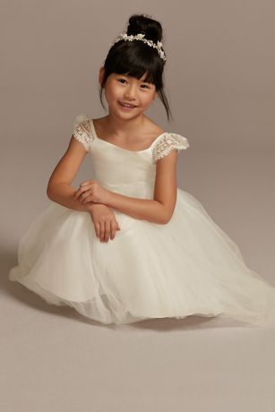 Ruffle Flower Girl Dress