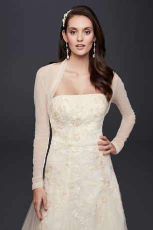 ivory jacket for wedding dress