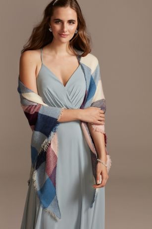 david's bridal faux fur wrap