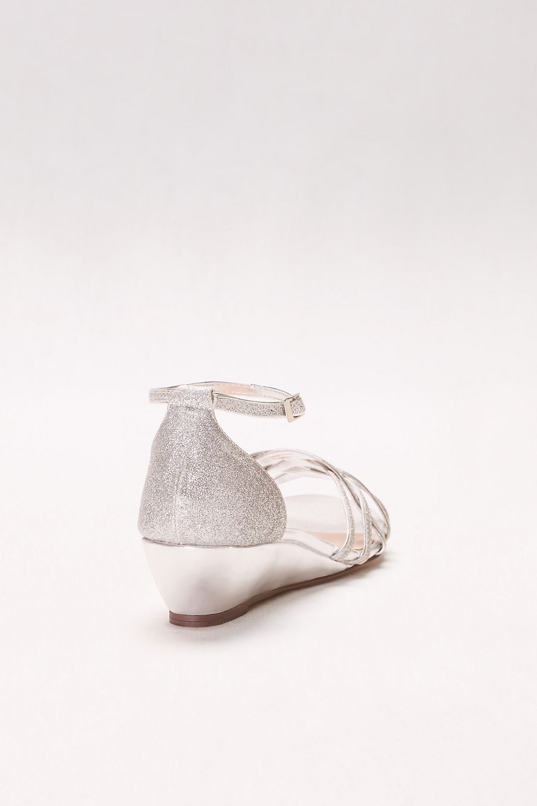 Avery Glitter Mini Wedges with Woven Detail Image 2