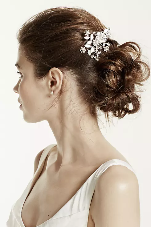Floral and Crystal Motif Hairpin Image 1