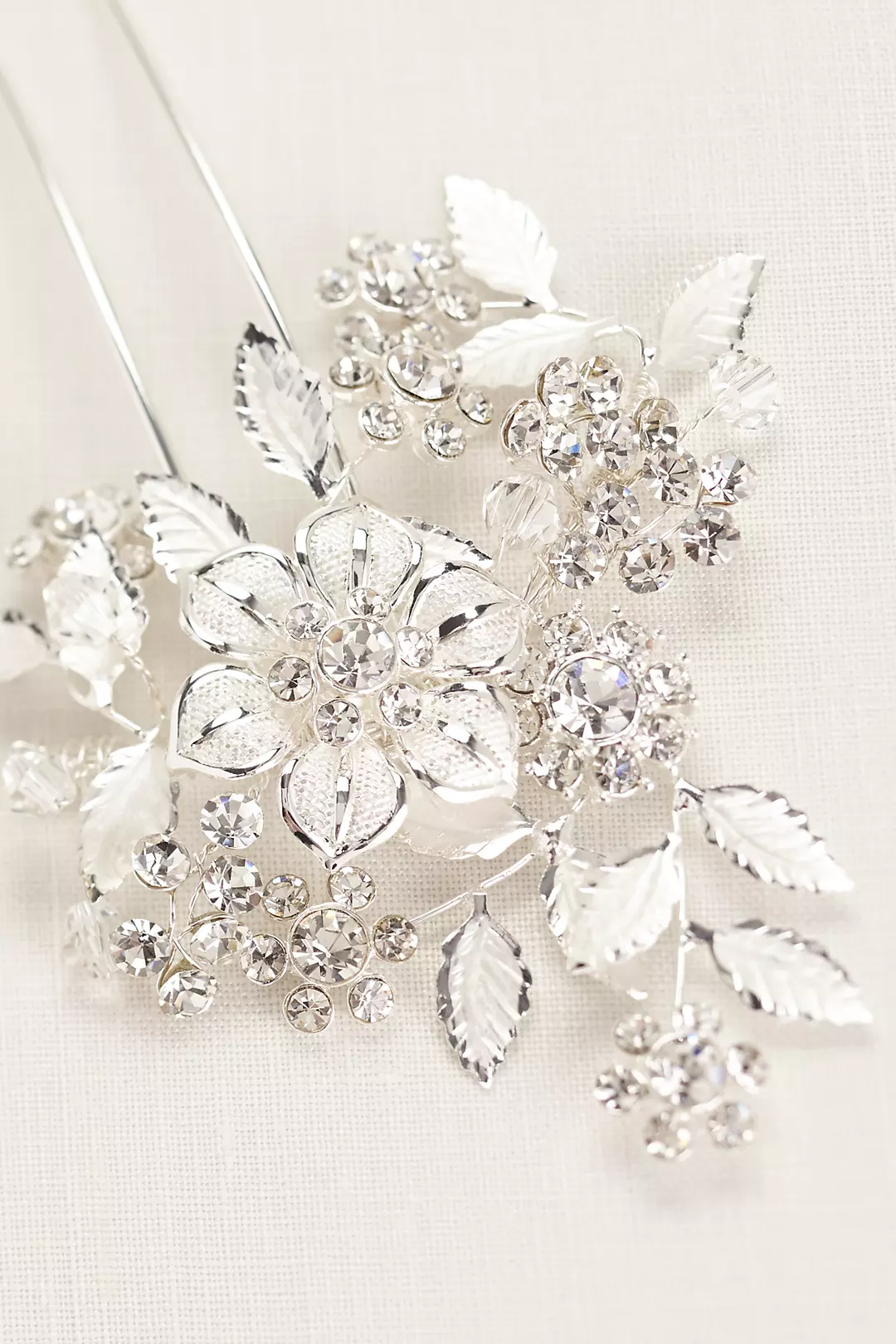 Floral and Crystal Motif Hairpin Image 2