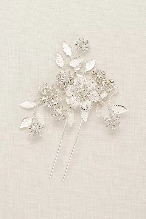 Floral and Crystal Motif Hairpin Image 3