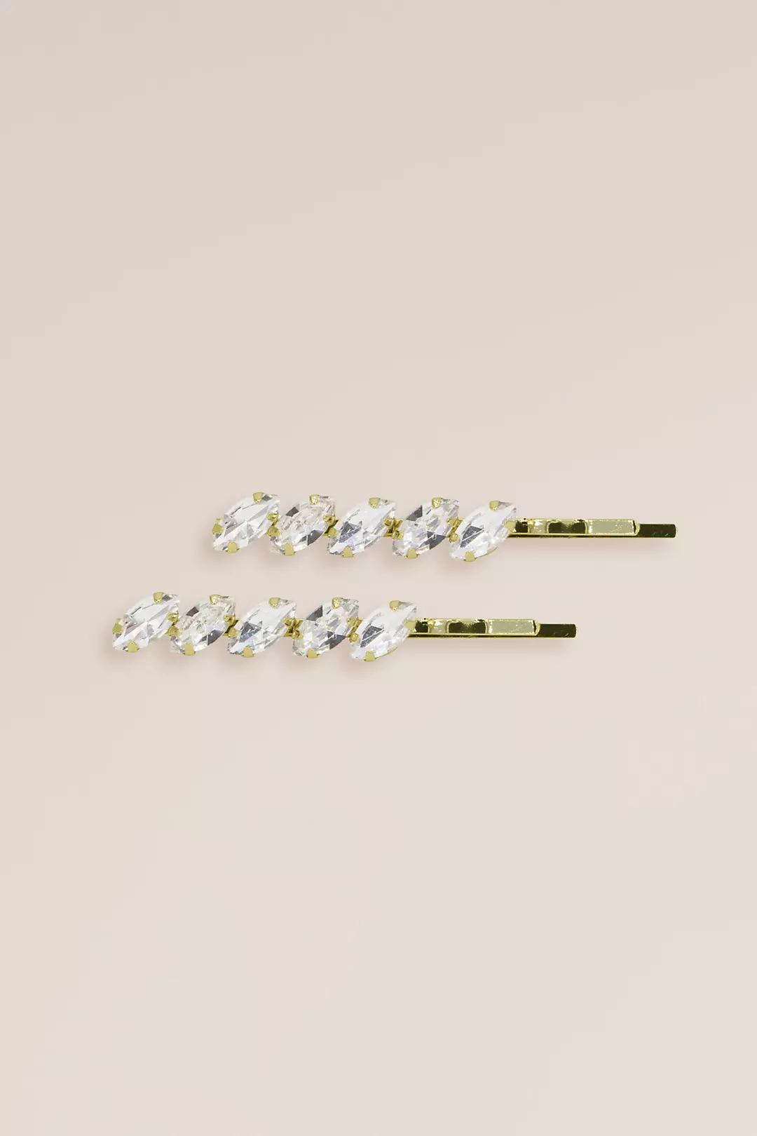 Linear Marquise Swarovski Crystal Bobby Pin Set Image