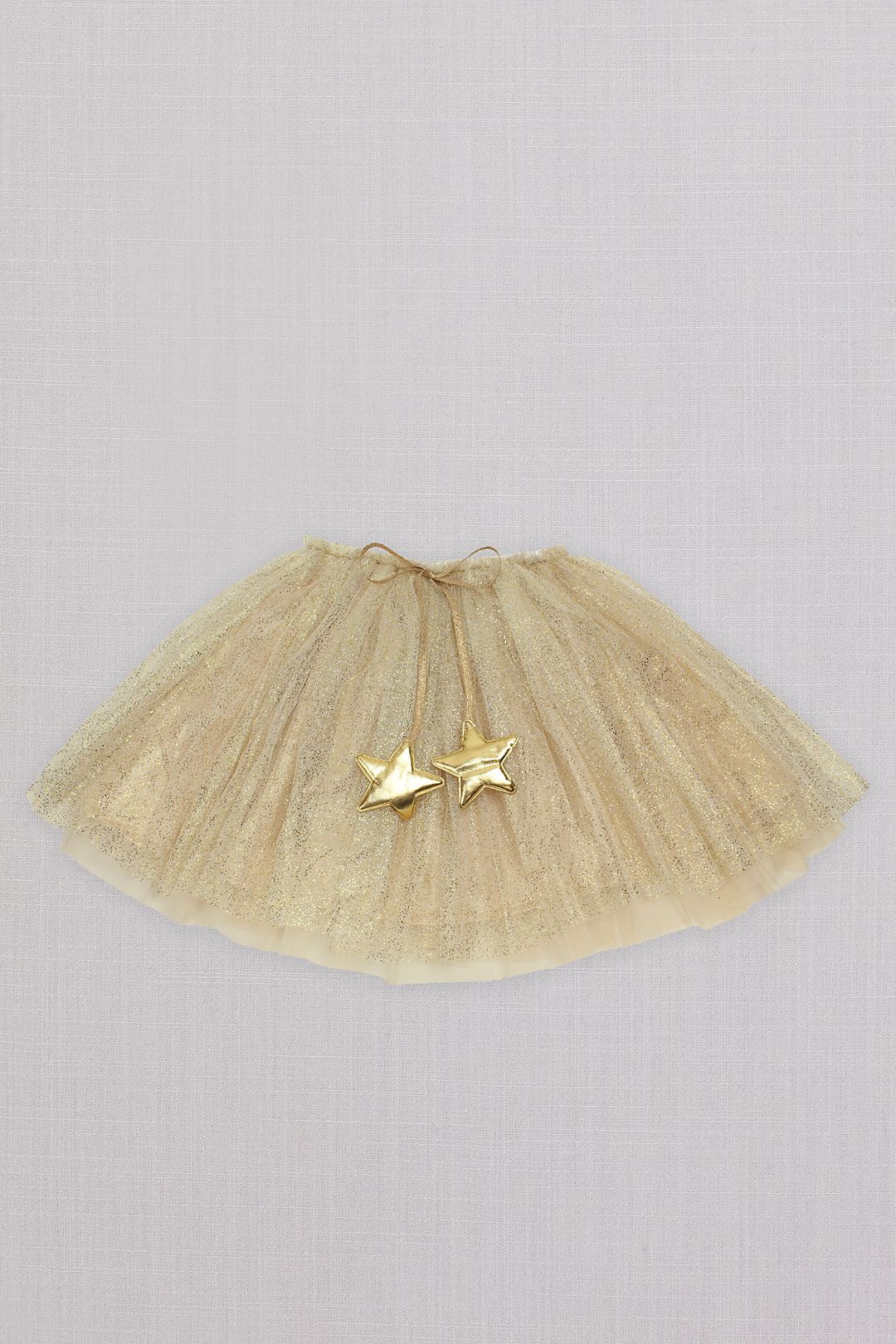 Shimmer Overlay Flower Girl Skirt with Stars Image 4