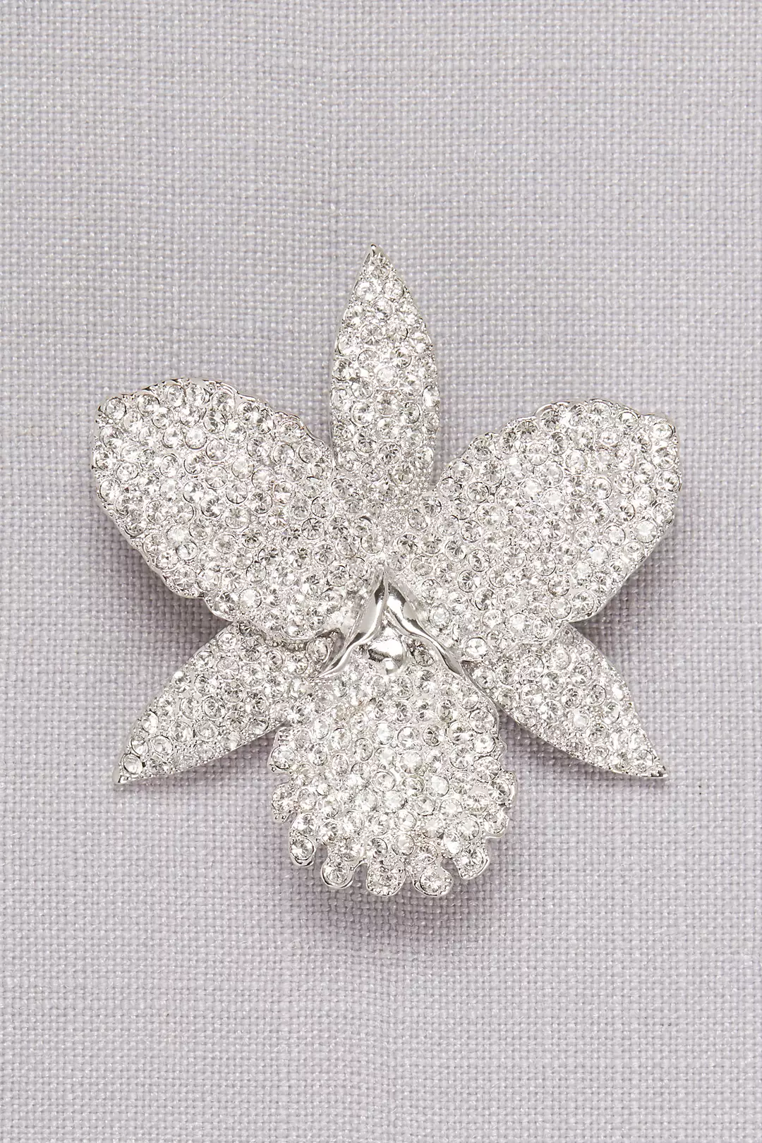 Pave Orchid Brooch Image