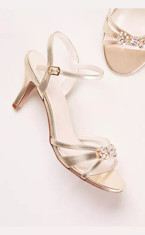 Mid-Heel Sandal with Crystal Embellishment Image 4