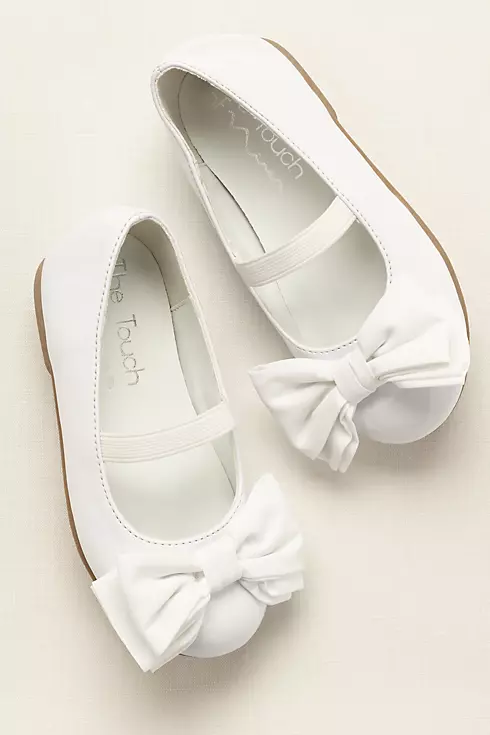 Touch of Nina Flower Girl Ballet Flat with Bow Image 4