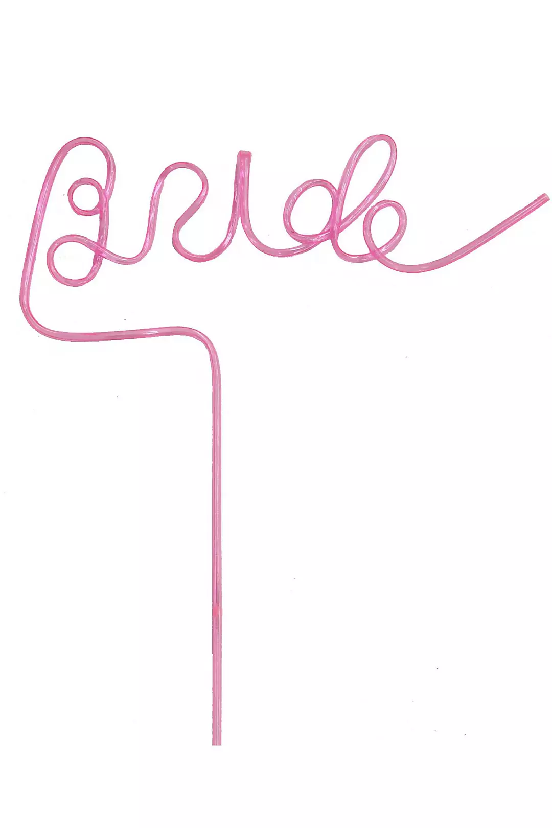 Bride Cursive Straw Image
