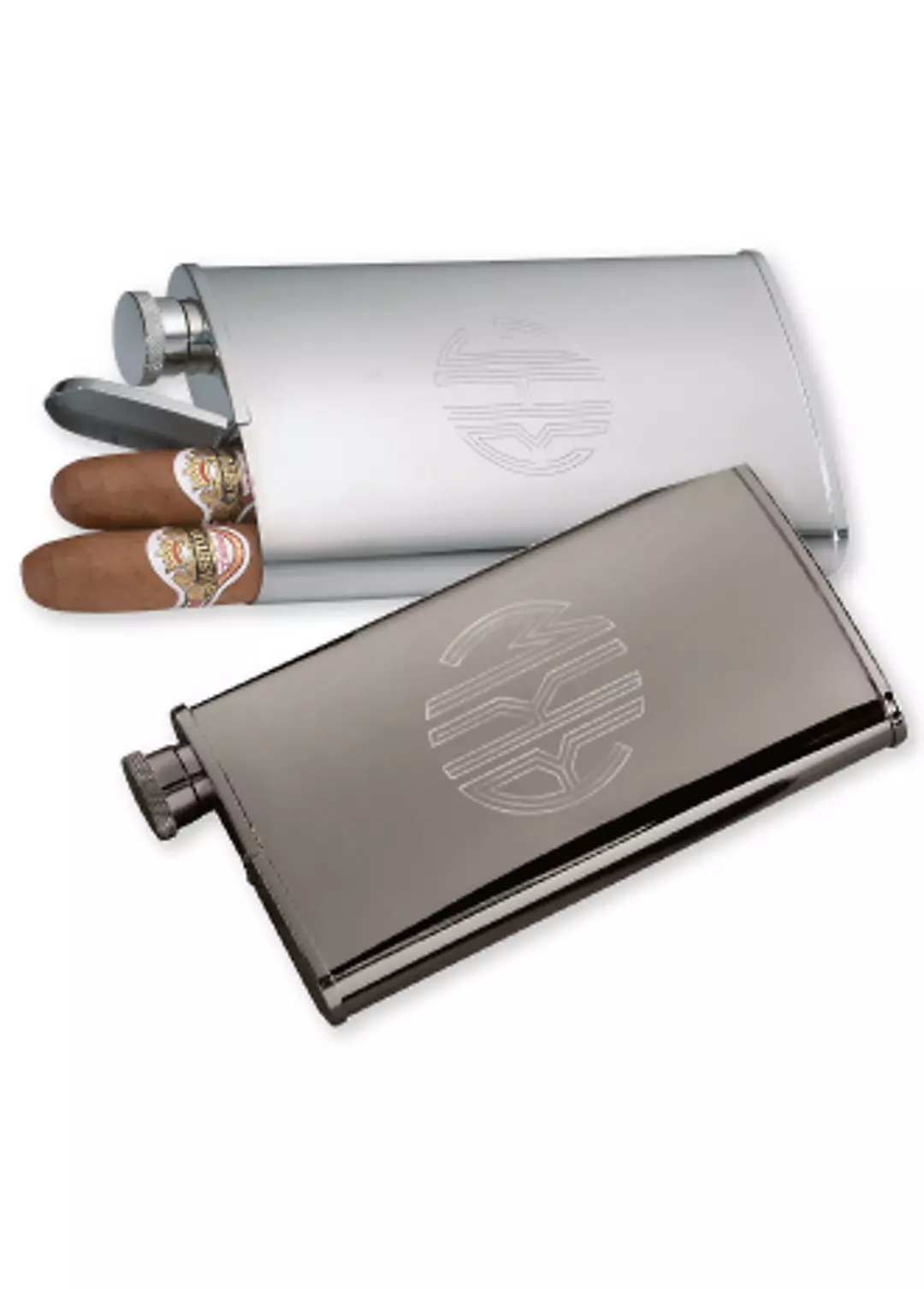 Personalized Cigar Holder/Flask  Image