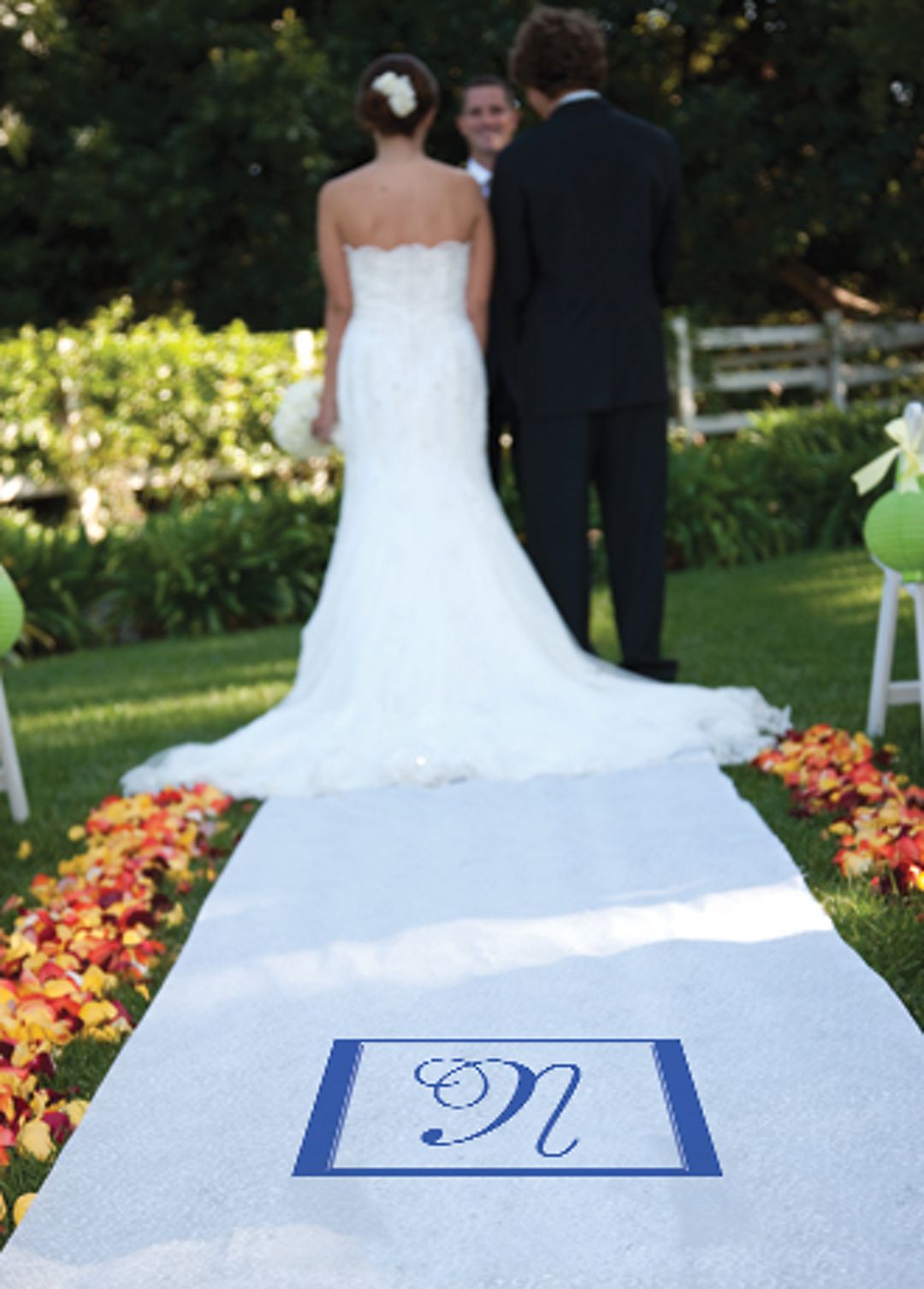 DB Exclusive Personalized Initial Aisle Runner Image 3