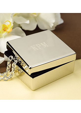 Personalized Square Jewelry Box Image