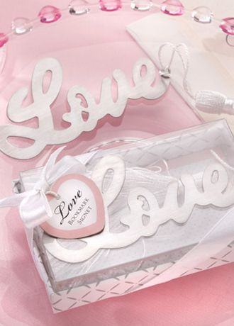 Words of Love Silver Finish Bookmark Image