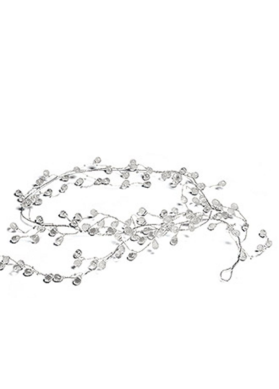 Crystal and Silver Wire Decorative Garland Image 2