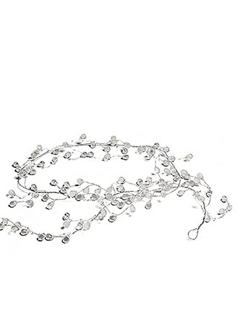 Crystal and Silver Wire Decorative Garland Image