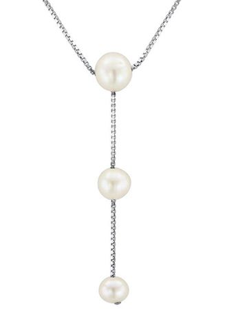 Three Drop Freshwater Pearl Necklace Image